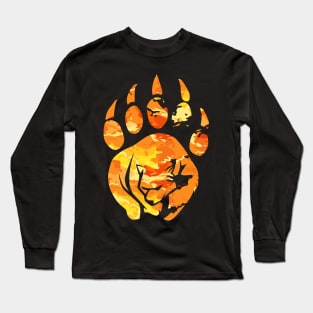 bear footprint Long Sleeve T-Shirt